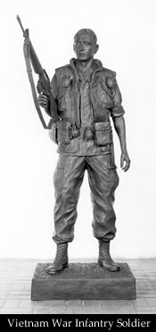 Vietnam Infantry Soldier by Duke Sundt