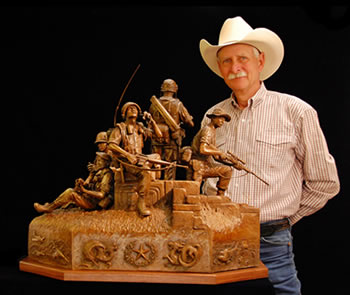 Texas Vietnam Veterans' Monument by Duke Sundt